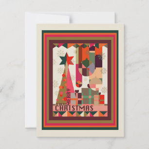 En mycket glad jul julkort