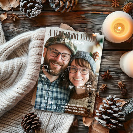En mycket glad kväll Magazinomslag Foto Inbjudningar
