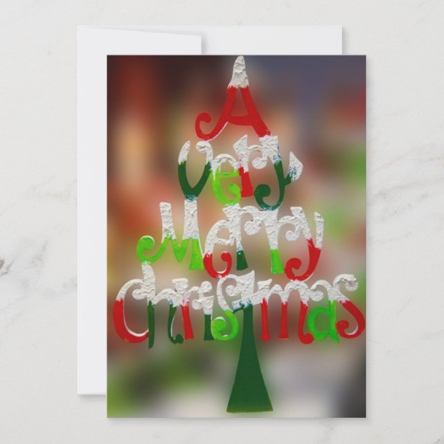 En mycket God jul-inbjudan Inbjudningar (Framsida)