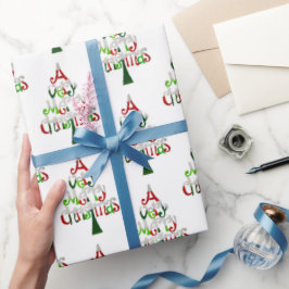 En mycket god jul presentpapper