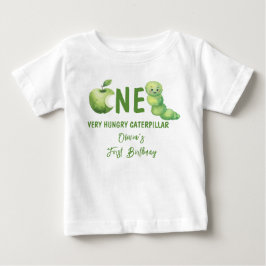 En Mycket Hungrig Fjärils Första Födelsedagsfest T Shirt
