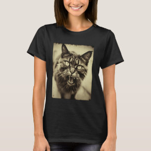 En Mycket Ilsken Katt För Kattälskare Rolig T Shirt