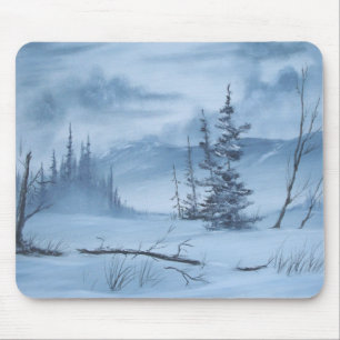 En mycket kall vinter Mousepad Musmatta