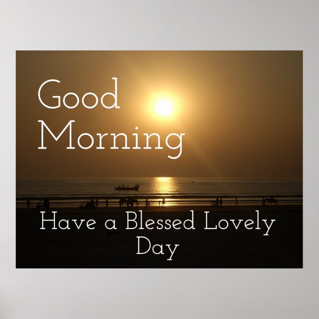 En mycket Lycklig Bra förmiddag på Skapar Poster (Framsidan)