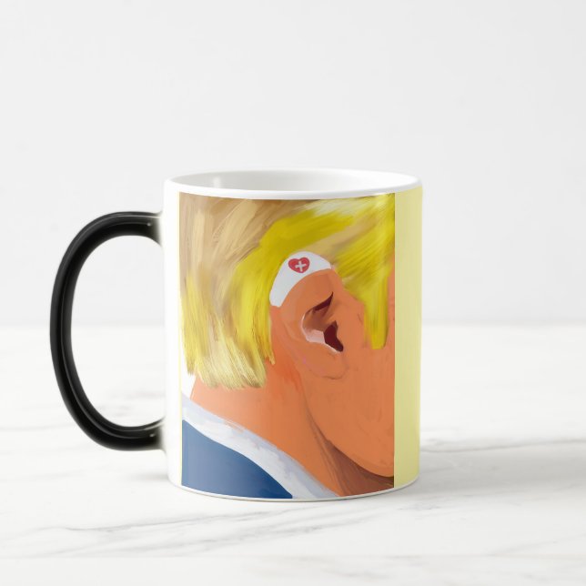 En mycket lyckosam dag magisk mugg (Vänster)