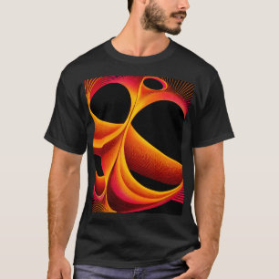 En Mycket Manipulerad Mandelbrot Fraktal T Shirt