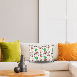 En mycket merry Cavalier Kung Charles julpark Prydnadskudde