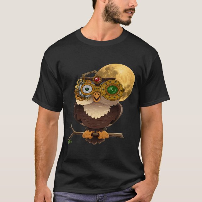 En mycket nyfiken uggla t shirt (Framsida)
