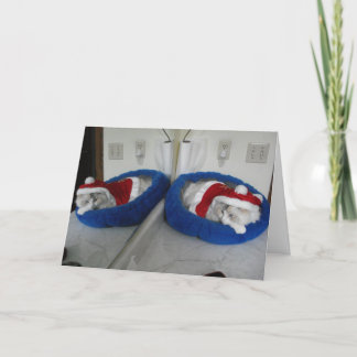 En mycket söt jul helgkort