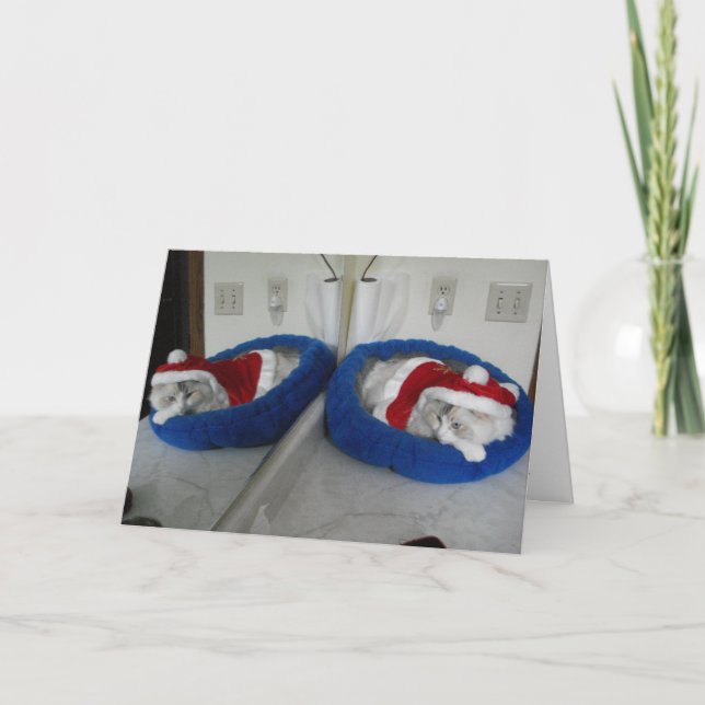 En mycket söt jul helgkort (Framsida)