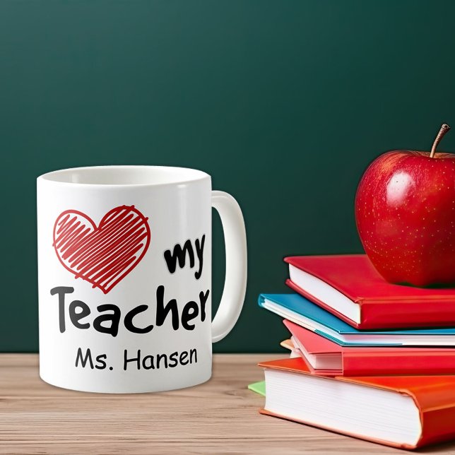 En mycket Speciell Kärlek Min lärare Kaffemugg (Celebrate Teachers! Remind them how much we appreciate their support and dedication. )