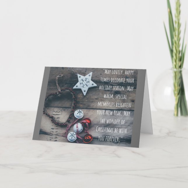 EN "MYCKET SPETIAL HÖGTID" ÄR ÖNSKAN FÖR "DIG" KORT (Framsida)