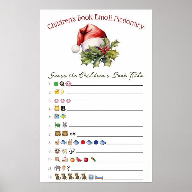 En mysig baby shower Baby Shower Lek Poster (Framsidan)