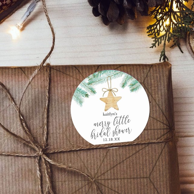 En mysig bröllopsfest för bruden runt klistermärke (Skapare uppladdad)