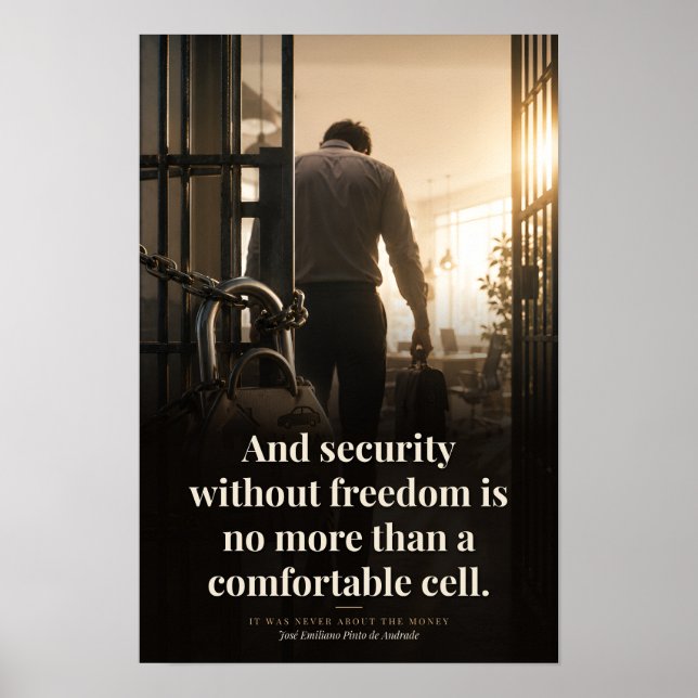 En mysig cellbok citat konst poster (Framsidan)