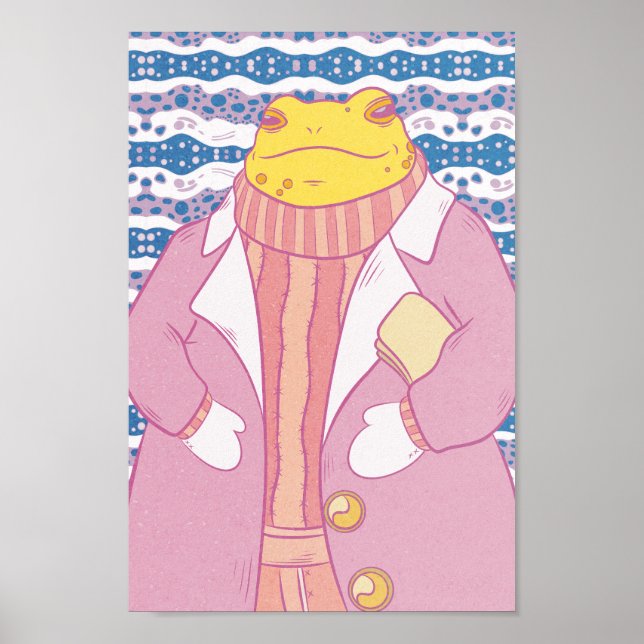En mysig groda poster (Framsidan)