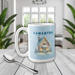 En mysig julpresent - Personlig kopp med namn