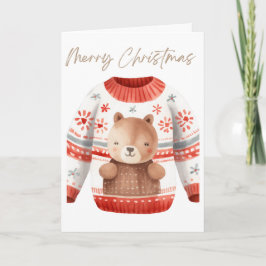 En Mysigt julafton-Jumper Helgkort