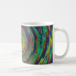 En mystisk färgstorm kaffemugg