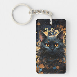 En mystisk majestät svart katt glitter namn