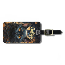 En mystisk majestät svart katt glitter namn