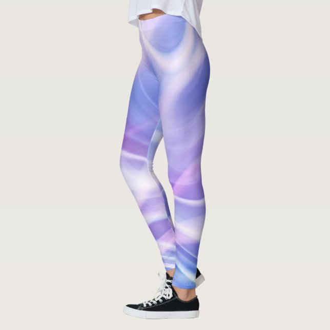 En Mystisk Pastell Dimma  Leggings (Vänster)