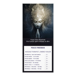 En nådets ögonblick | Meditation Konst Reklamkort