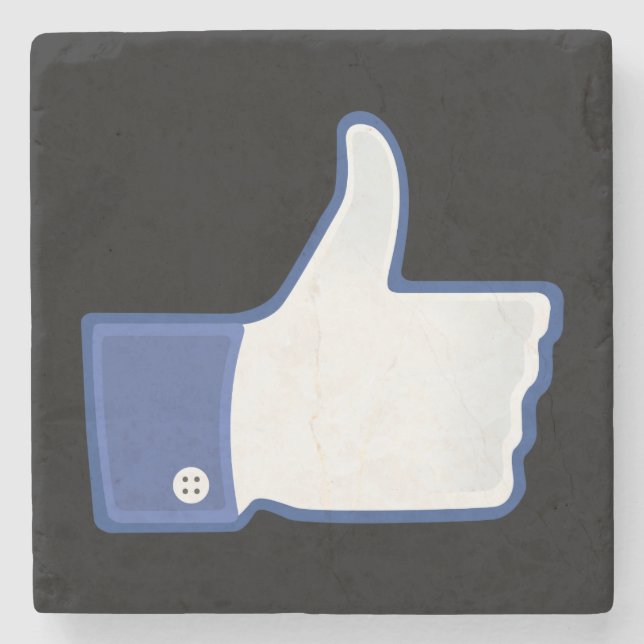 En något liknande, svart underlägg sten (Framsidan)