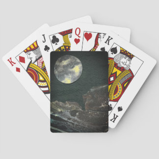 En nära bild av fantasivärlden och deras måne casinokort
