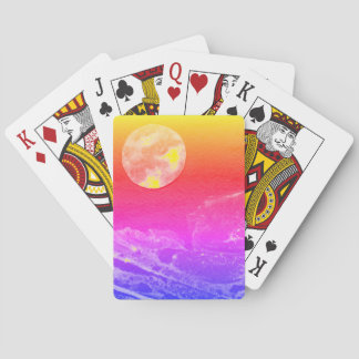 En nära bild av fantasivärlden och deras måne casinokort