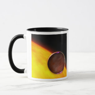 En närbild av ett extrasolar planet mugg