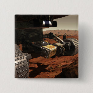 En närbild beskådar av armen på NASA fördärva Knapp