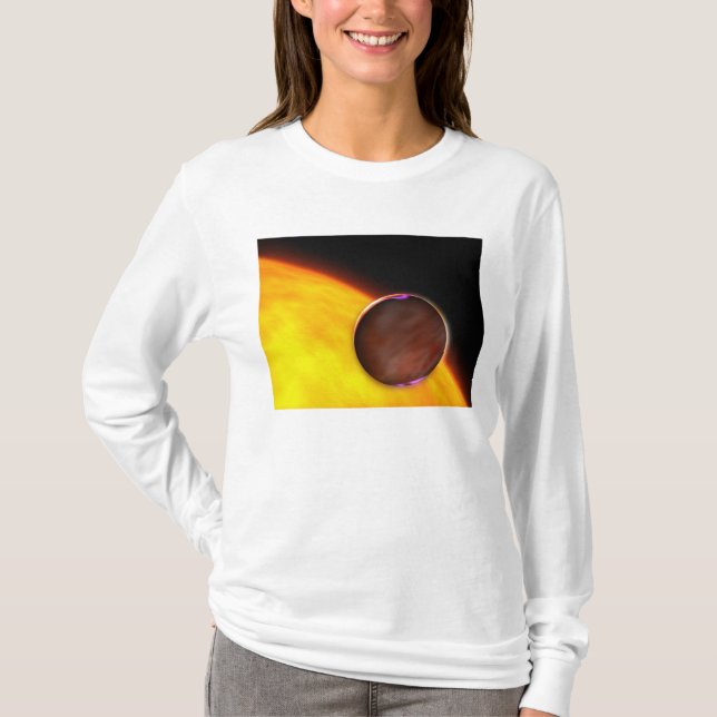 En närhet till en extrasolarplanet tee shirt (Framsida)