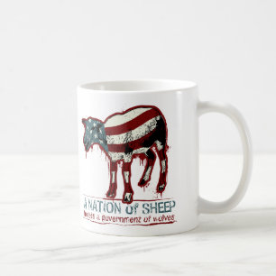 En nation av fårmuggen kaffemugg