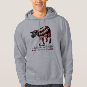 En nation av fårT-tröja Sweatshirt Med Luva