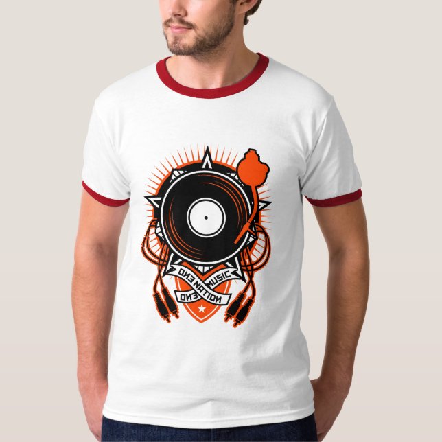 En nation, en musik t shirt (Framsida)