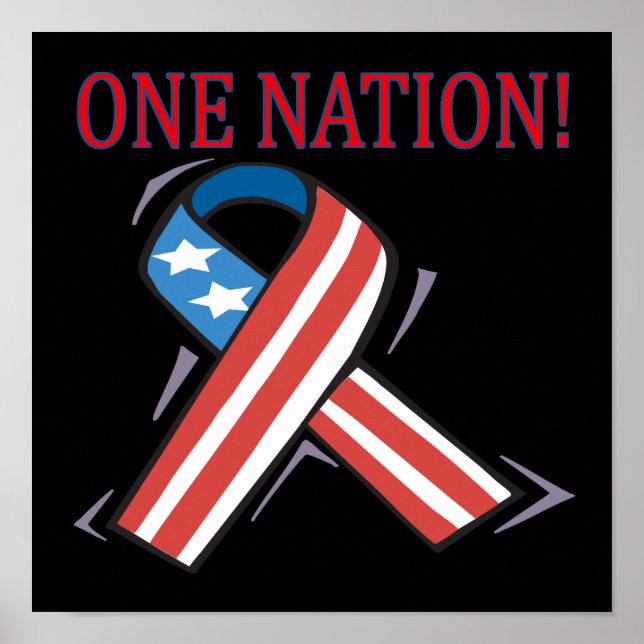 En nation poster (Framsidan)