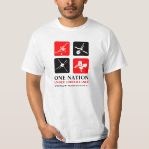 En nation under bevakning tee shirt