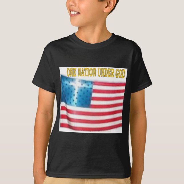 EN NATION UNDER GOD TEE (Framsida)