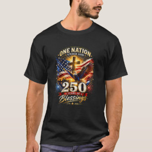 En nation under Gud 250 år 250-årsjubileum T Shirt
