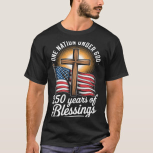 En nation under Gud 250 år 250-årsjubileum T Shirt