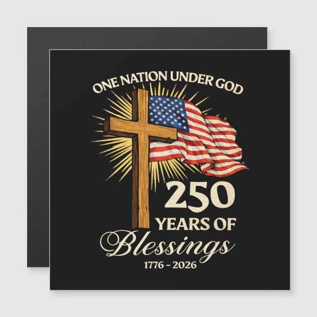 En nation under Gud 250 år av välsignelser (Fram/baksida)