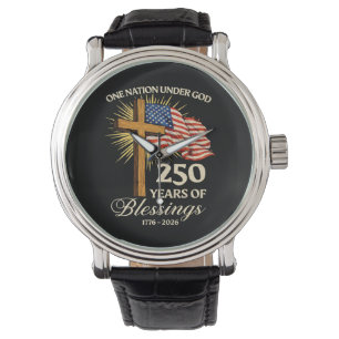 En nation under Gud 250 år av välsignelser Armbandsur
