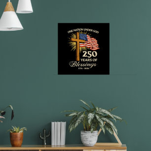 En nation under Gud 250 år av välsignelser Poster