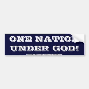En nation under Gud Bildekal
