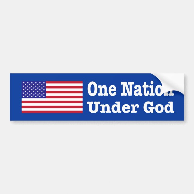 "EN NATION UNDER GUD", BILDEKAL (Framsidan)