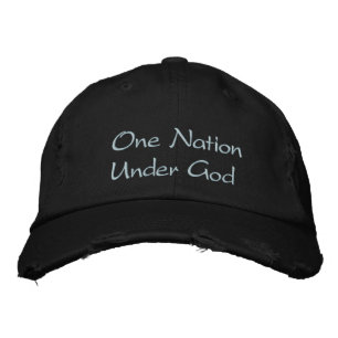 En nation under Gud Broderad Keps