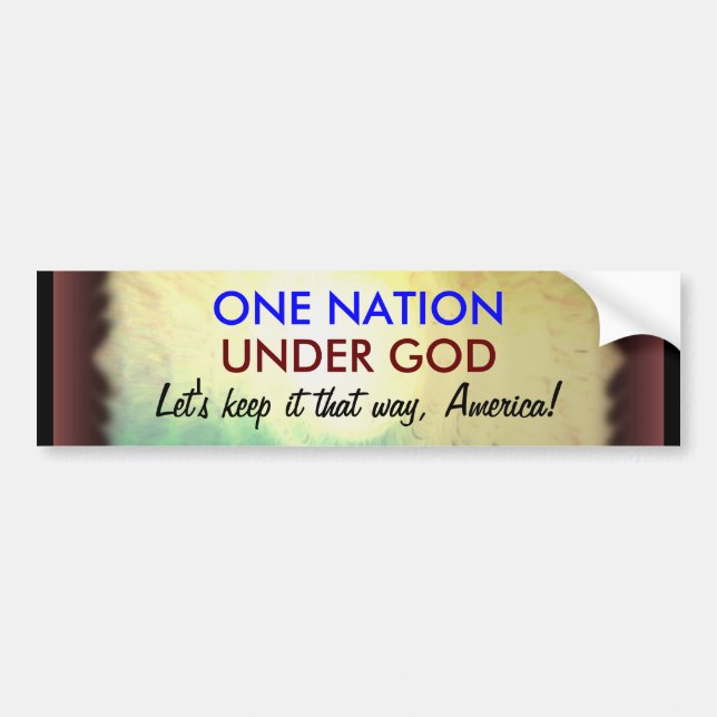 EN NATION UNDER GUD dekal (Framsidan)