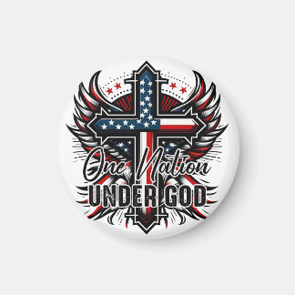 En nation under Gud Magnet