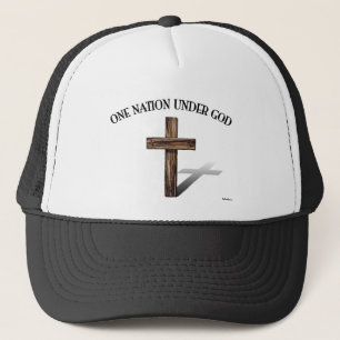 En nation under Gud med robust kors Keps